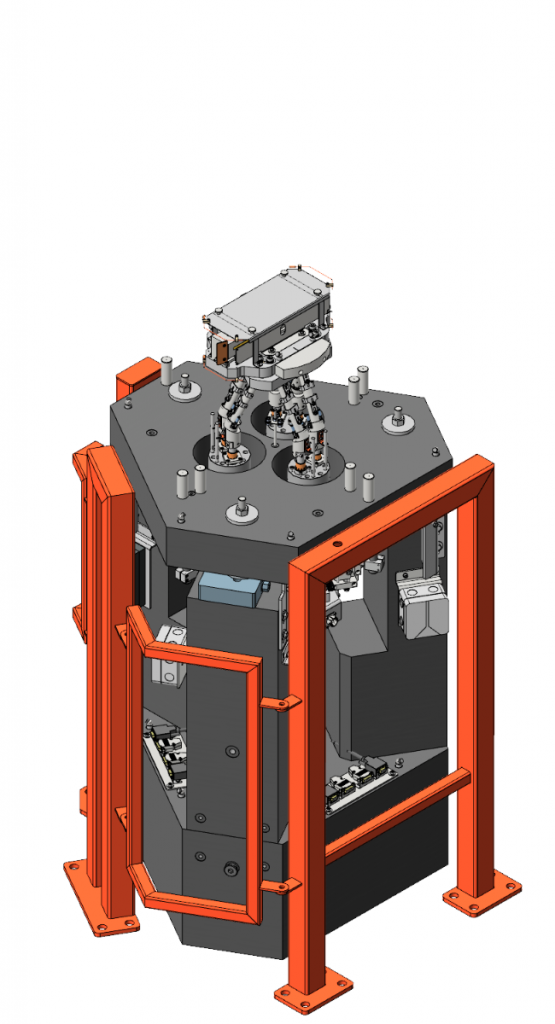 P438 - Mirror unit - Bestec GmbH_02 P438 - Mirror unit (M4) for soft X-ray synchrotron radiation, SIX beamline at the synchrotron radiation source NSLS-II, USA - Bestec GmbH