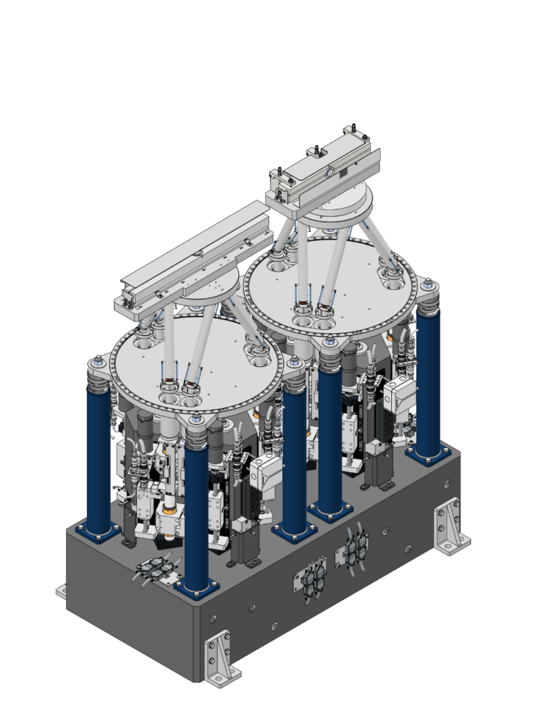 P490 - Mirror unit M3M4 - Bestec GmbH_02 P490 - Constant-strut-length hexapod mechanism mirror unit (M3 M4) for soft X-ray synchrotron radiation - MIFO beamline at National Metrology Institute (PTB) Germany
